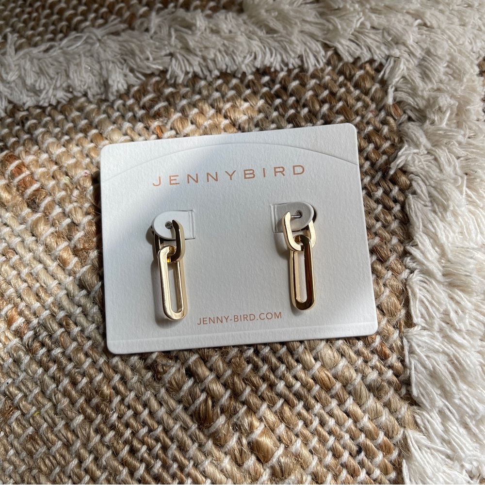 Jenny Bird Teeni Detachable Link Earrings Gold